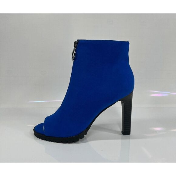 Bar III Women's Dillian Front Zip Shooties - Cobalt 7M - Picture 3 of 9